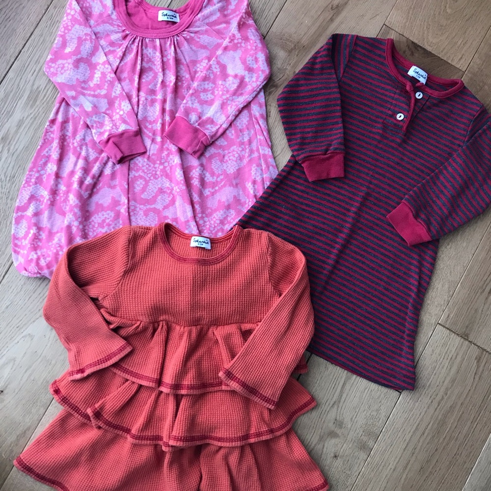 3, 6-12 Month Splendid Girls Dress/Tunic Bundle